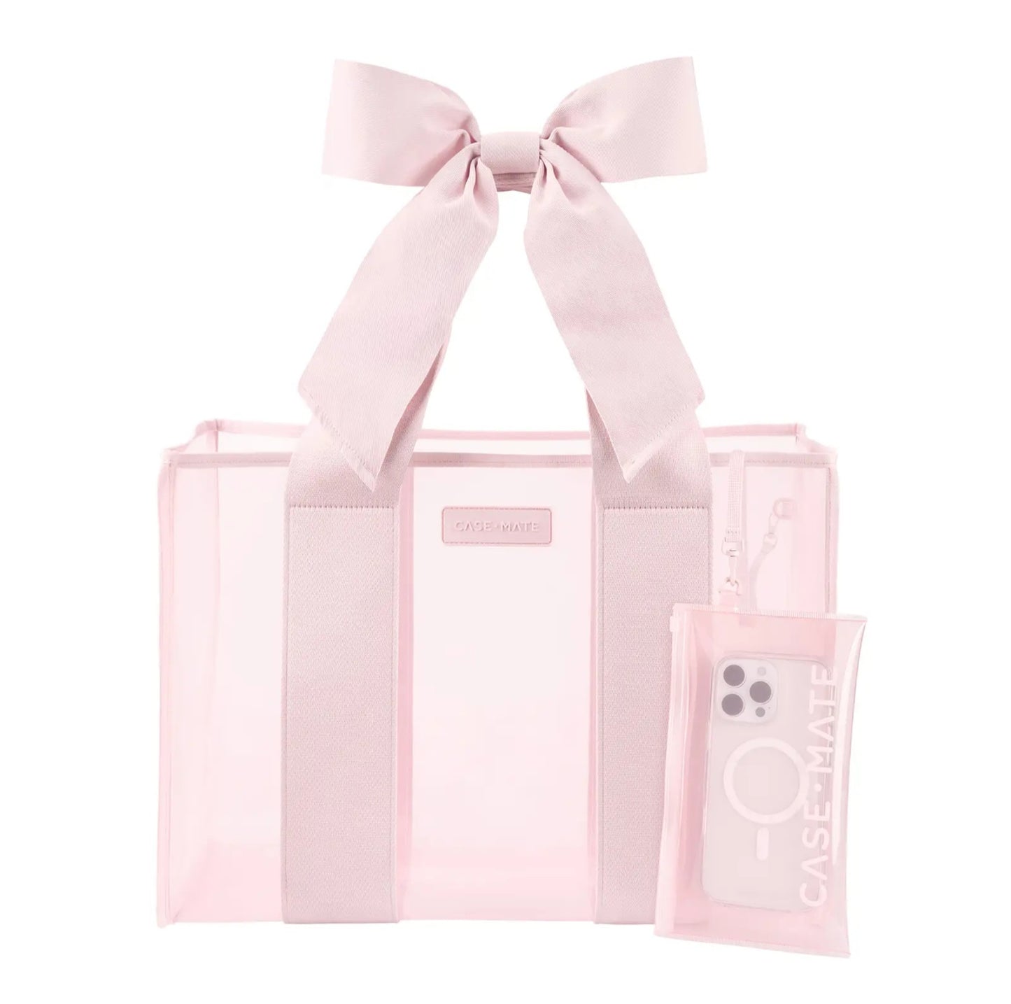 Special Edition Bow Beach Bag with Phone Pouch