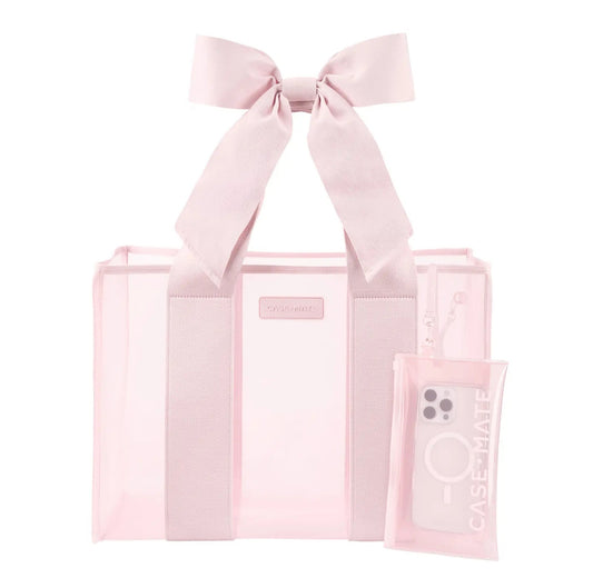 Special Edition Bow Beach Bag with Phone Pouch