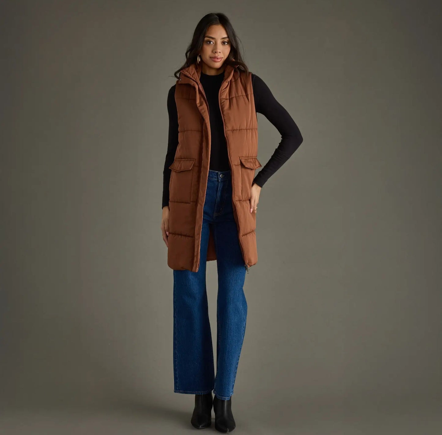 Long Puffer Vest