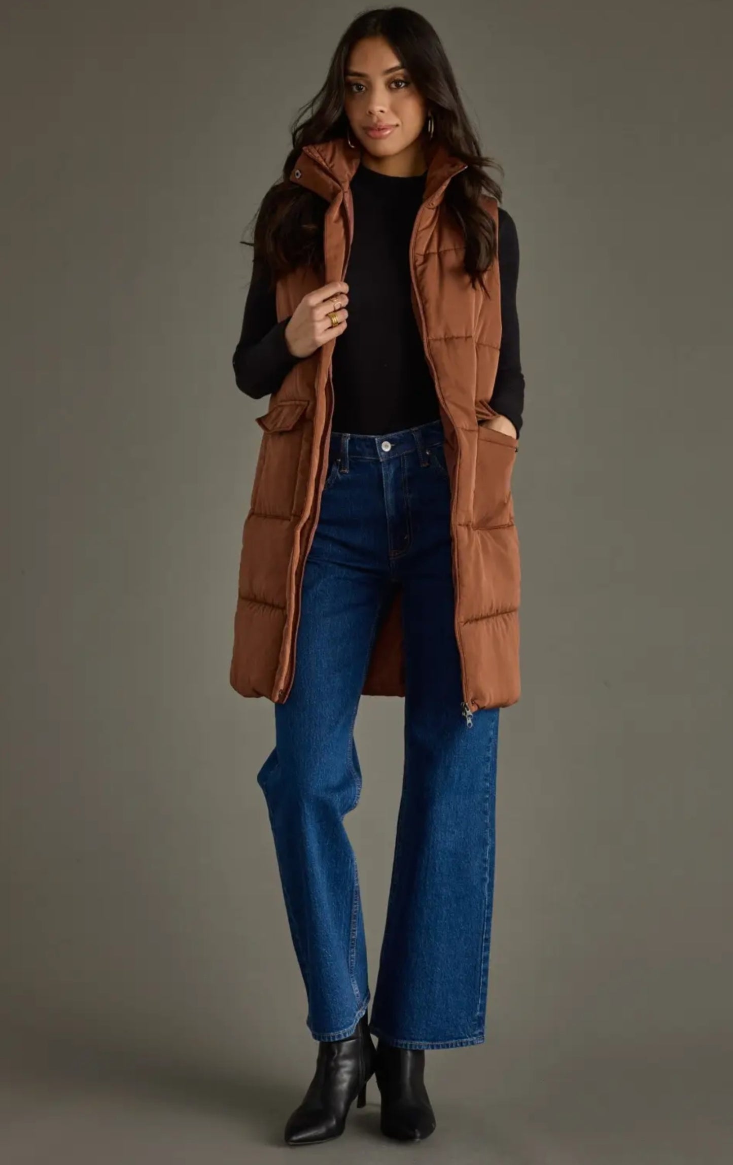 Long Puffer Vest