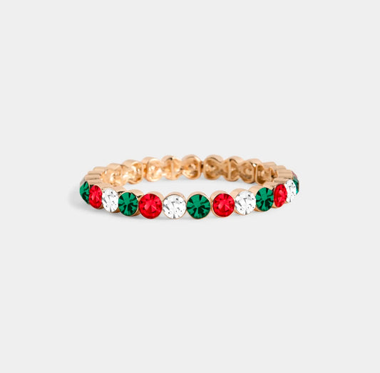 Bejeweled Holiday Bracelet