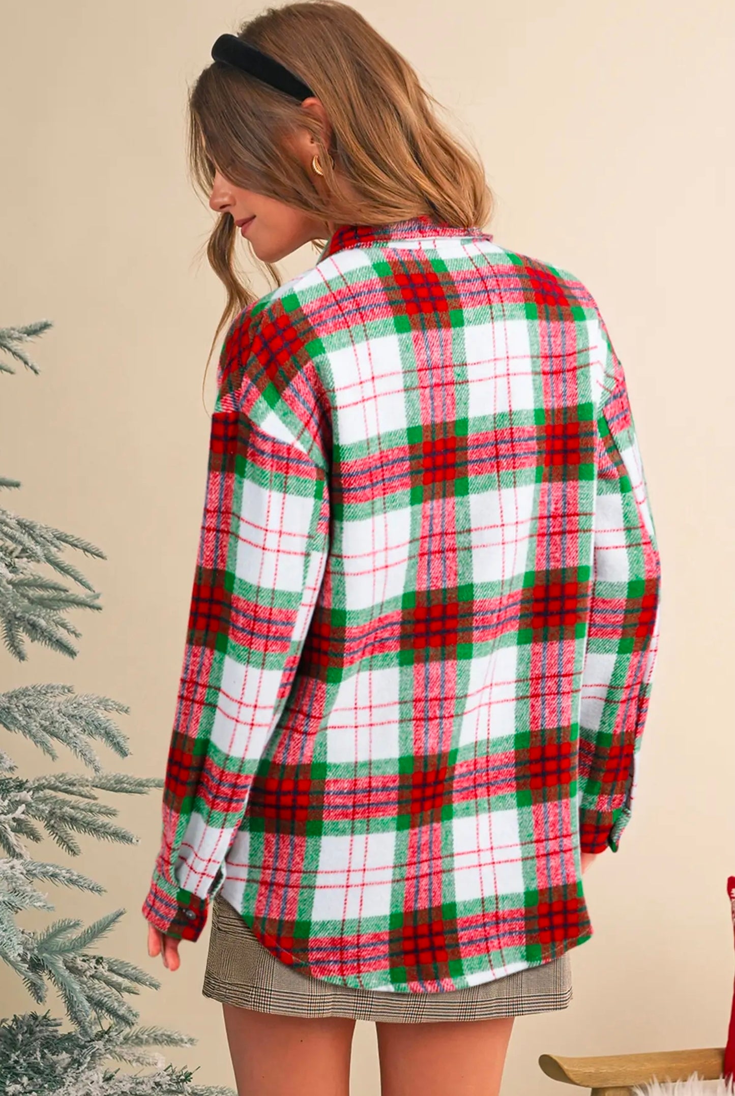 Christmas Plaid Shacket