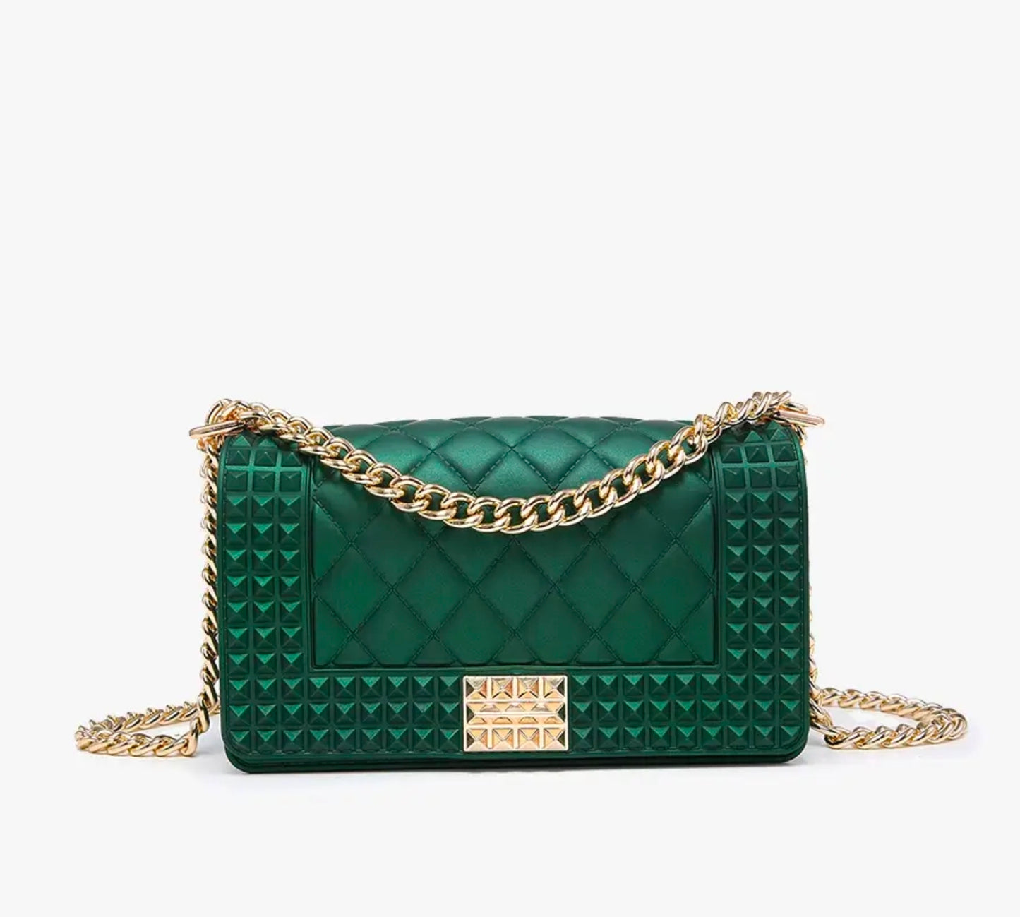 Studded Chain Crossbody