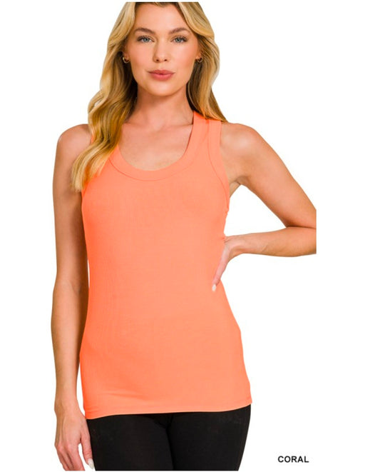 Zenana Ribbed Tank