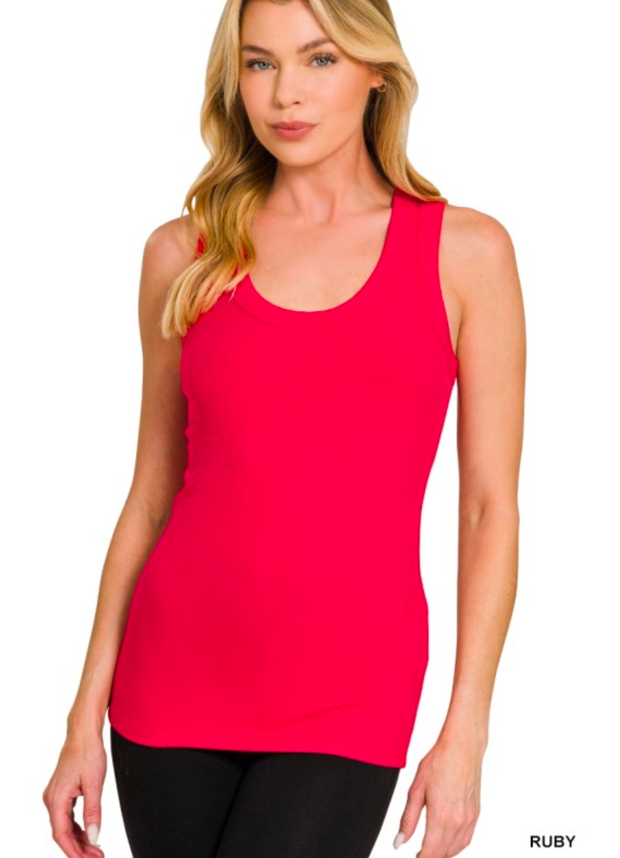 Zenana Ribbed Tank