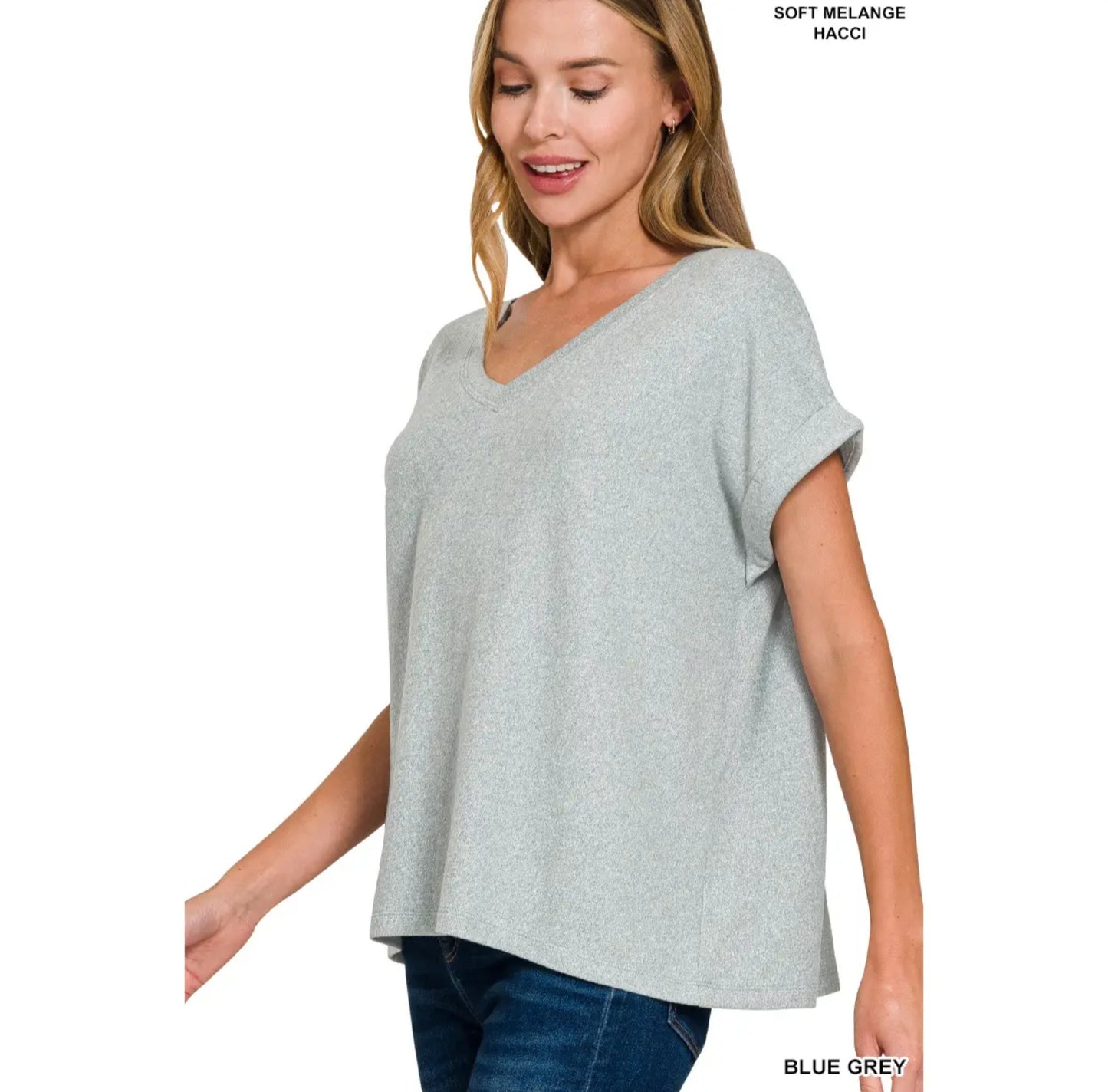 Soft V-neck Tee