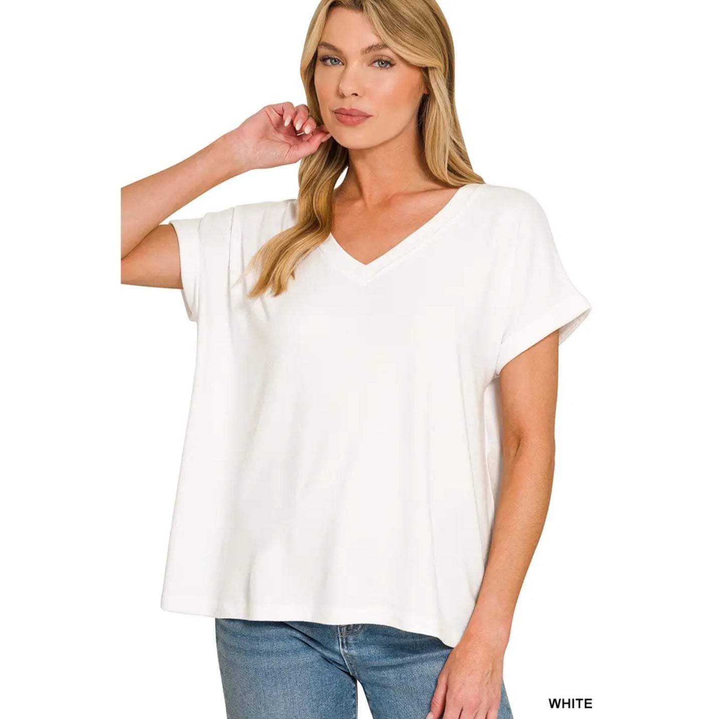 Soft V-neck Tee