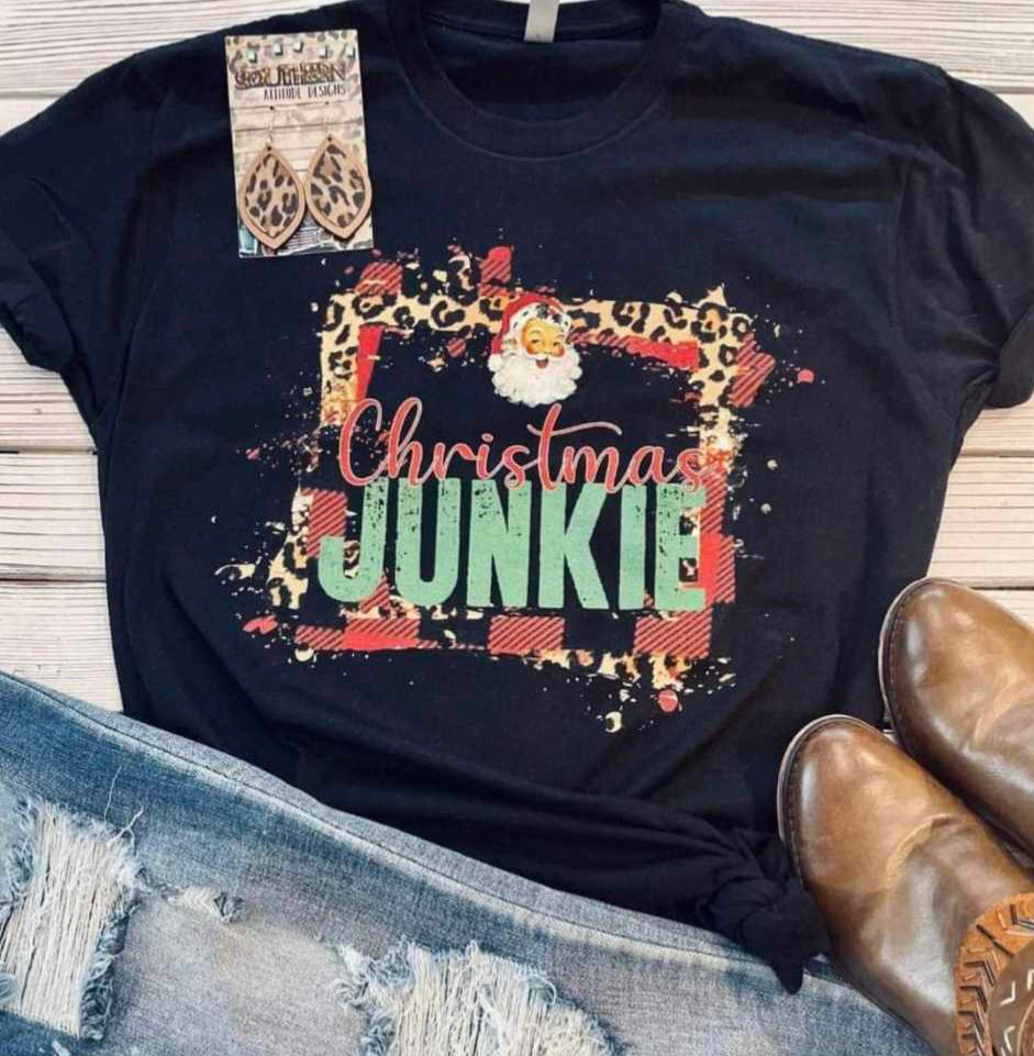 Christmas Junkie Tshirt